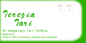 terezia tari business card